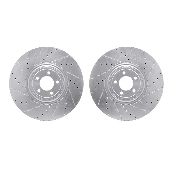2010-2015 Jaguar XF Disc Brake Rotor Set - Front (Dynamic Friction)