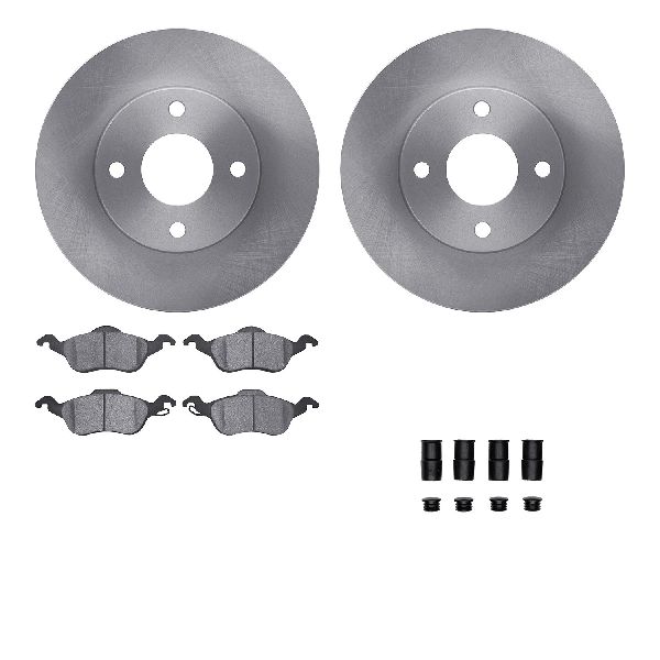 2000-2004 Ford Focus Disc Brake Kit - Front (Dynamic Friction)