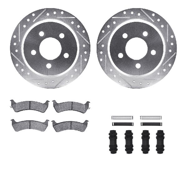 1993 Jeep Grand Wagoneer Disc Brake Kit - Rear (Dynamic Friction)