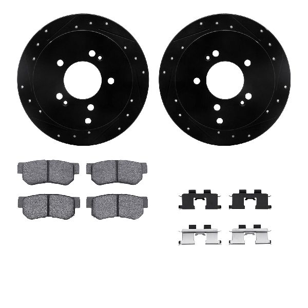 2005-2009 Hyundai Tucson Disc Brake Kit - Rear (Dynamic Friction)