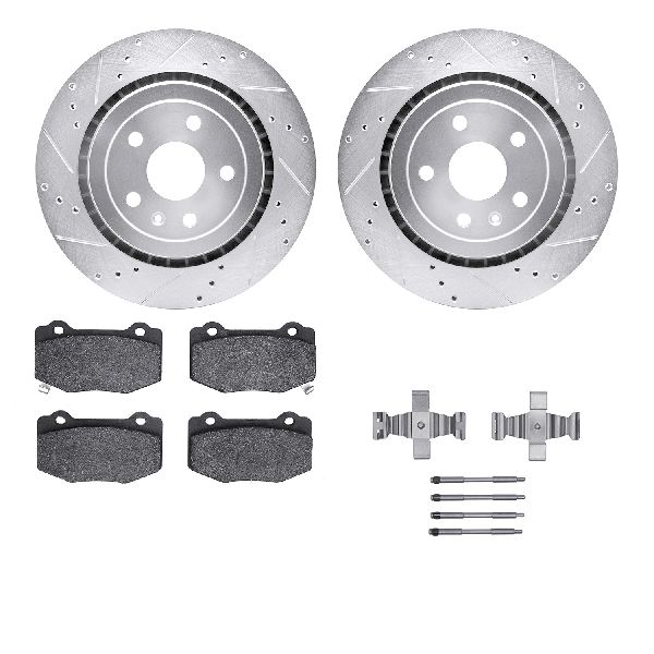 2016-2024 Chevrolet Camaro Disc Brake Kit - Rear (Dynamic Friction)