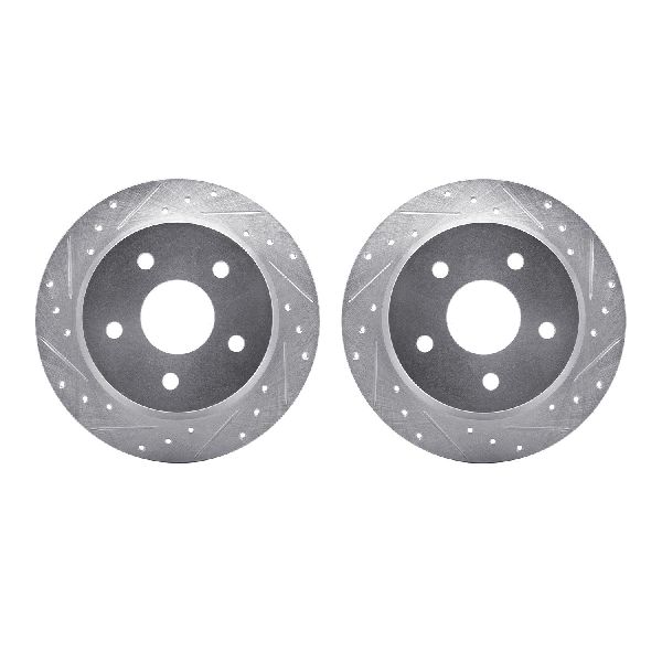 1999-2004 Jeep Grand Cherokee Disc Brake Rotor Set - Rear (Dynamic Friction)