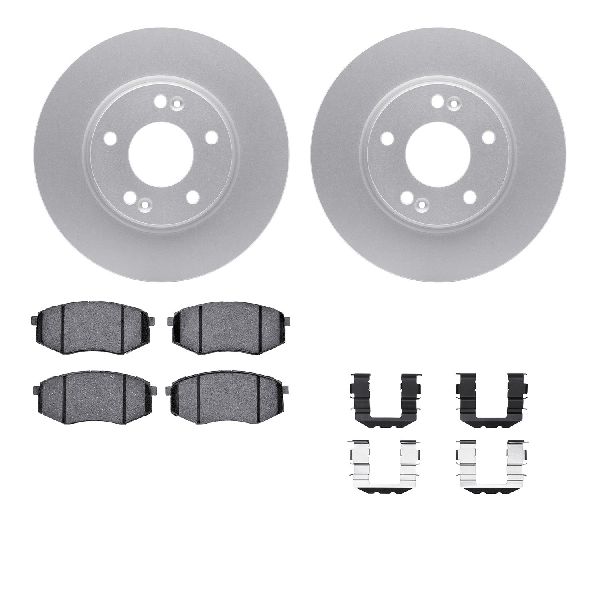 2010-2011 Hyundai Tucson Disc Brake Kit - Front (Dynamic Friction)
