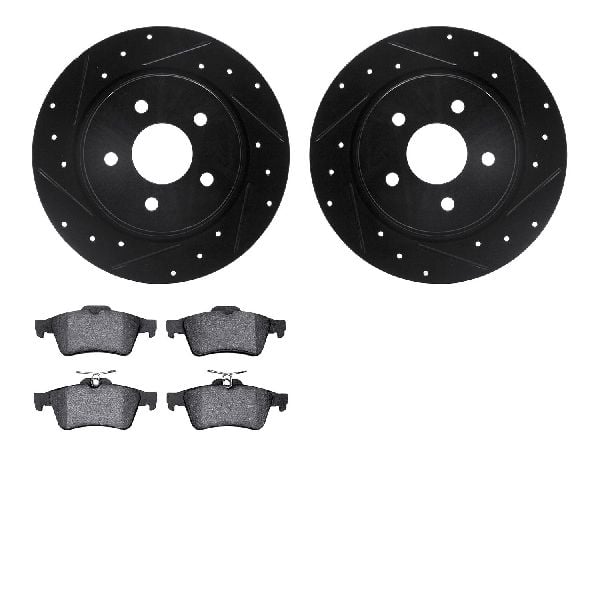 2013-2018 Ford C-Max Disc Brake Kit - Rear (Dynamic Friction)
