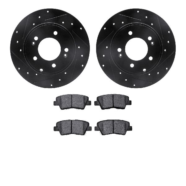 2009-2011 Hyundai Azera Disc Brake Kit - Rear (Dynamic Friction)