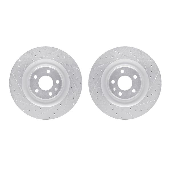 2017-2024 Audi Q7 Disc Brake Rotor Set - Rear (Dynamic Friction)