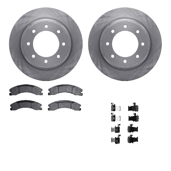 2012-2021 Nissan NV1500 Disc Brake Kit - Rear (Dynamic Friction)