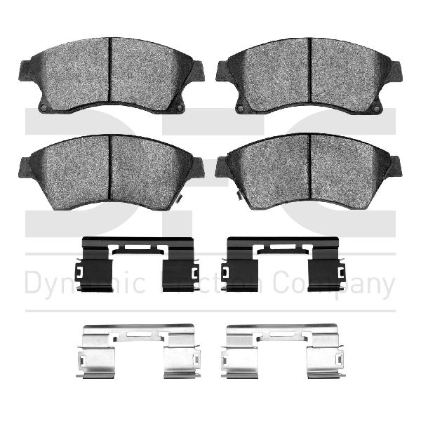 2012-2017 Chevrolet Sonic Disc Brake Pad Set - Front (Dynamic Friction)