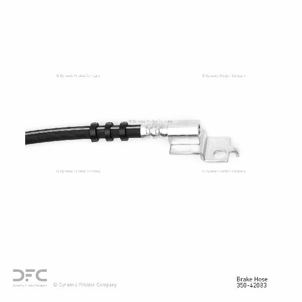 1986-1992 Jeep Cherokee Brake Hydraulic Hose - Front Left (Dynamic Friction)
