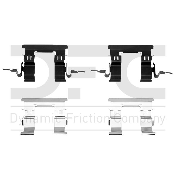 2009-2014 Nissan Cube Disc Brake Hardware Kit - Front (Dynamic Friction)