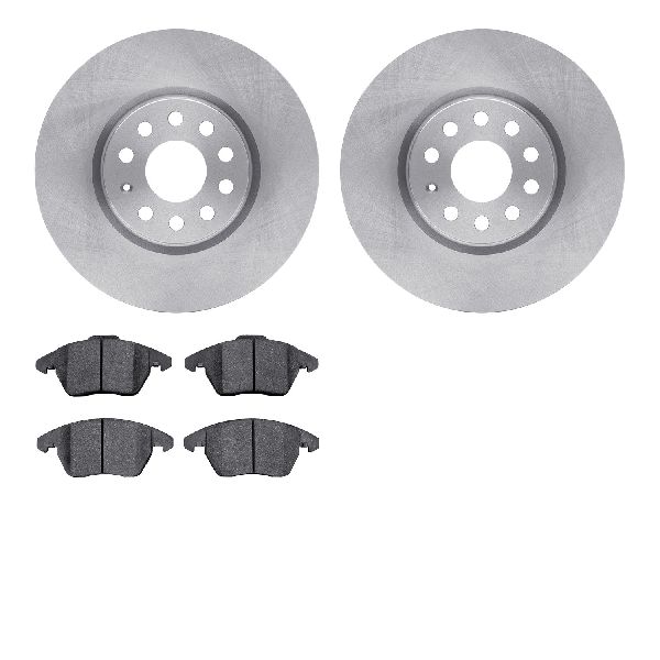 2012-2018 Volkswagen Jetta Disc Brake Kit - Front (Dynamic Friction)