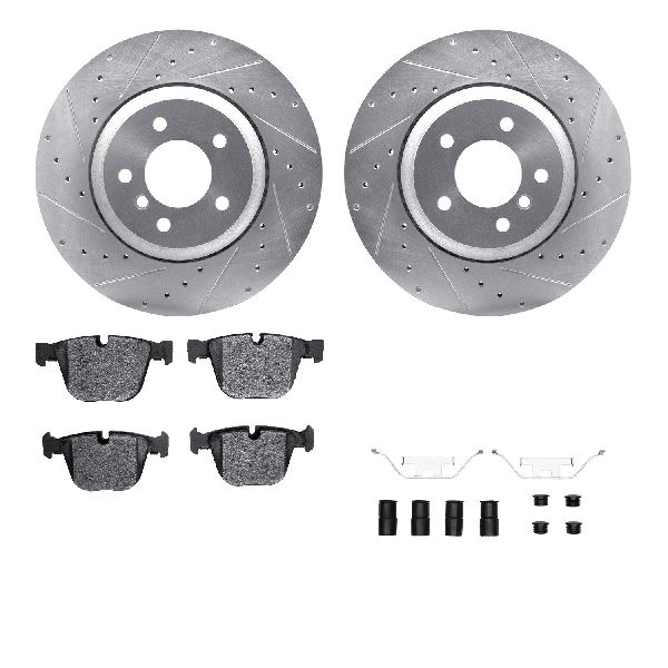 2004-2005 BMW 645Ci Disc Brake Kit - Rear (Dynamic Friction)