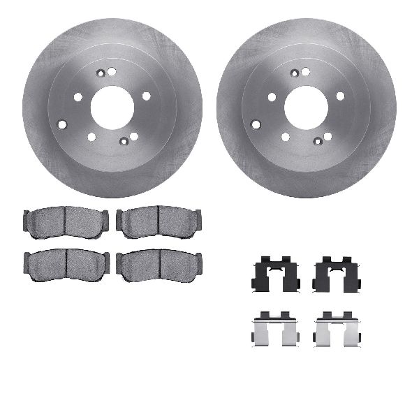 2007-2009 Hyundai Santa Fe Disc Brake Kit - Rear (Dynamic Friction)