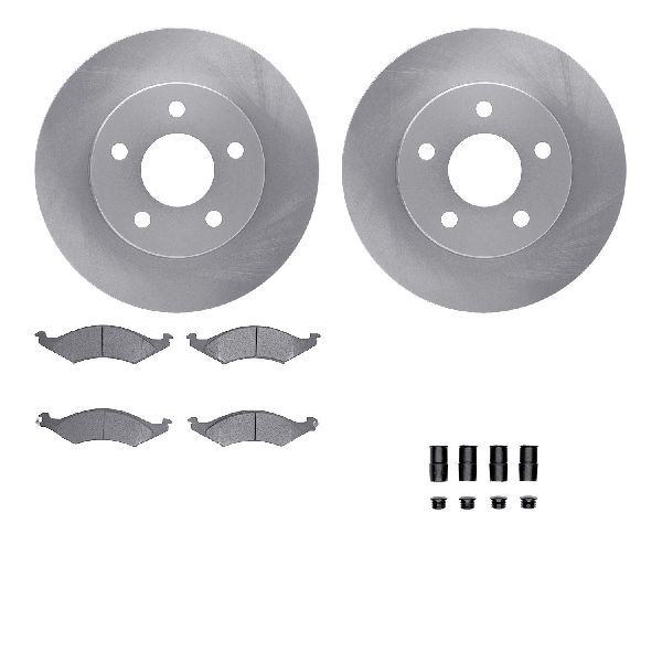 1986-1988 Mercury Sable Disc Brake Kit - Front (Dynamic Friction)