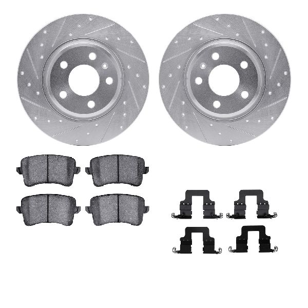 2009-2016 Audi A4 Disc Brake Kit - Rear (Dynamic Friction)