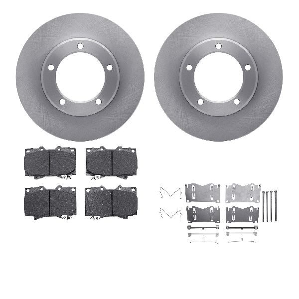 1998-2007 Toyota Land Cruiser Disc Brake Kit - Front (Dynamic Friction)