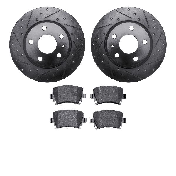 2008-2009 Audi TT Disc Brake Kit - Rear (Dynamic Friction)
