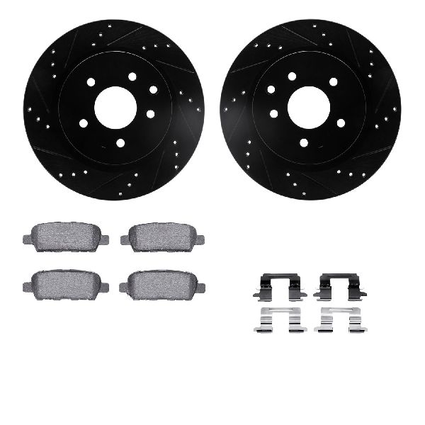 2008-2012 INFINITI EX35 Disc Brake Kit - Rear (Dynamic Friction)