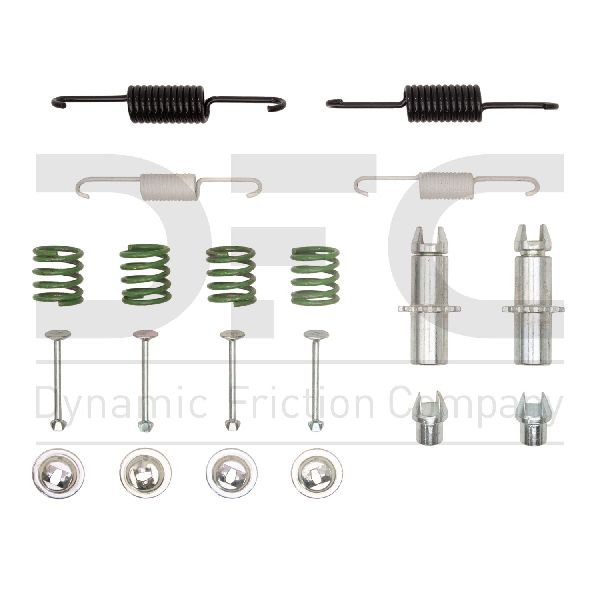 2009-2010 Hummer H3T Parking Brake Hardware Kit - Rear (Dynamic Friction)
