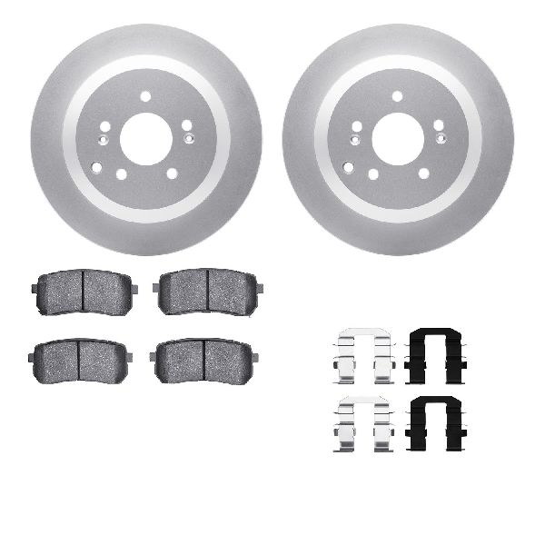 2007-2012 Hyundai Veracruz Disc Brake Kit - Rear (Dynamic Friction)