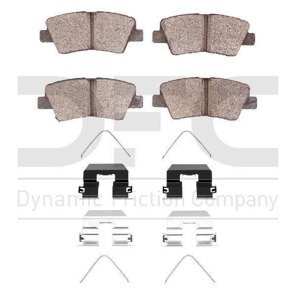 2017-2020 Kia Cadenza Disc Brake Pad Set - Rear (Dynamic Friction)