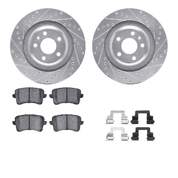 2008-2017 Audi S5 Disc Brake Kit - Rear (Dynamic Friction)