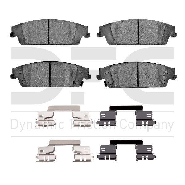 2007-2013 Chevrolet Avalanche Disc Brake Pad Set - Rear (Dynamic Friction)