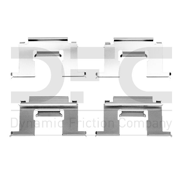1986-1994 Nissan D21 Disc Brake Hardware Kit - Front (Dynamic Friction)