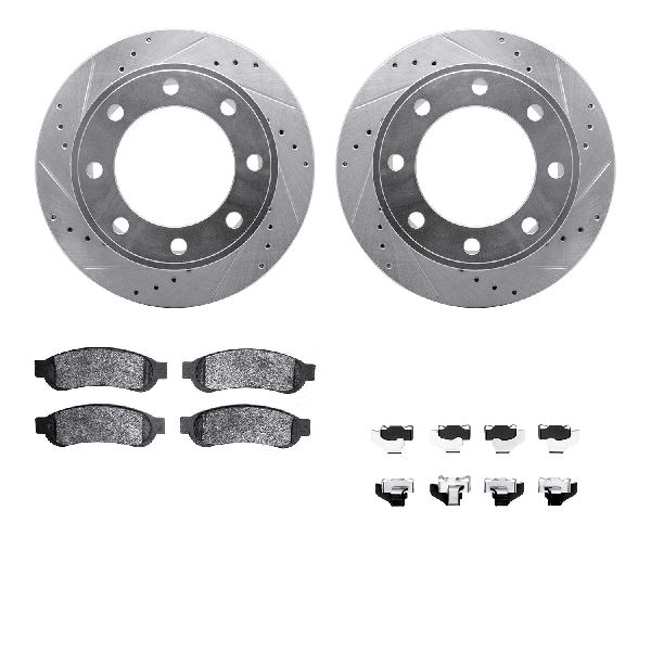 2010-2012 Ford F-350 Super Duty Disc Brake Kit - Rear (Dynamic Friction)
