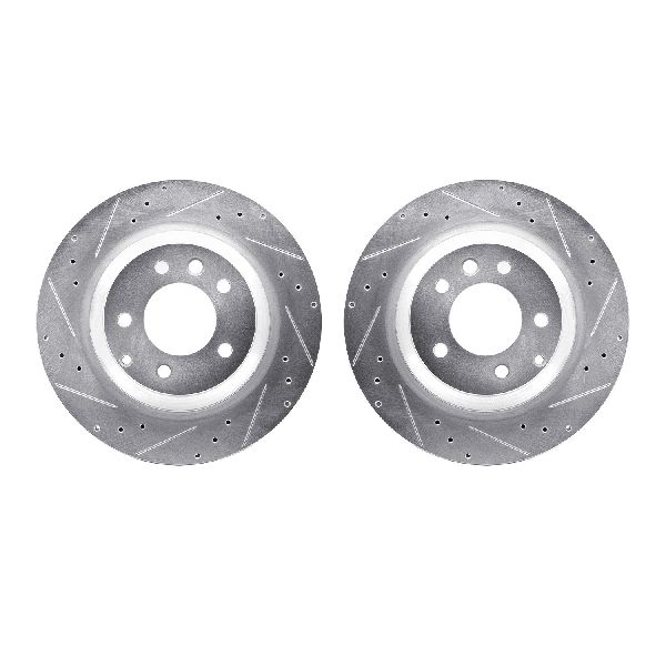 2005-2018 Porsche Cayenne Disc Brake Rotor Set - Rear (Dynamic Friction)