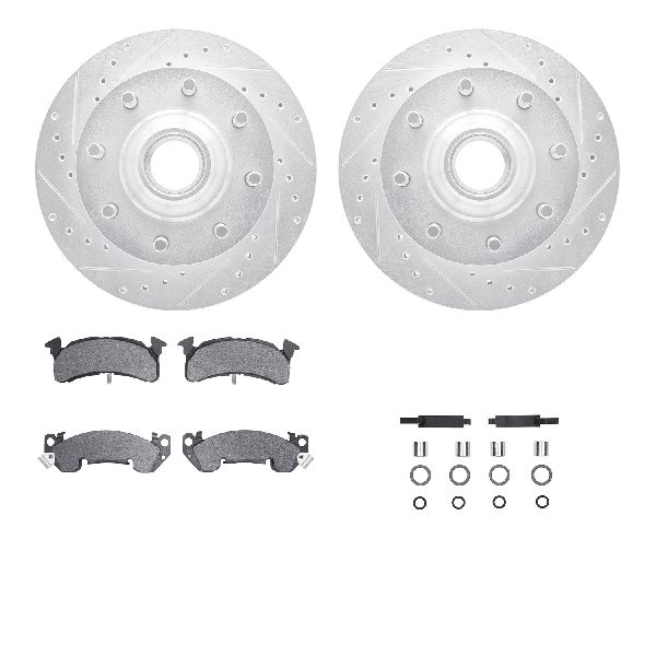 1989 Chevrolet R2500 Disc Brake Kit - Front (Dynamic Friction)