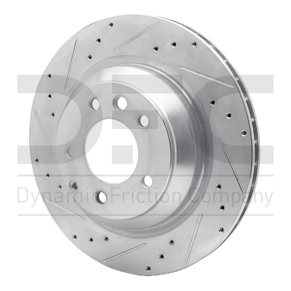 2006-2018 Porsche Cayenne Disc Brake Rotor - Rear Left (Dynamic Friction)