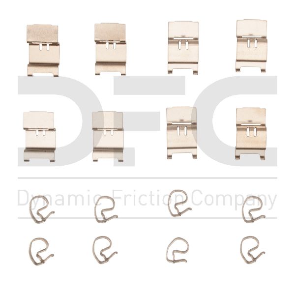 2021-2025 Mercedes-Benz GLA250 Disc Brake Hardware Kit - Front (Dynamic Friction)
