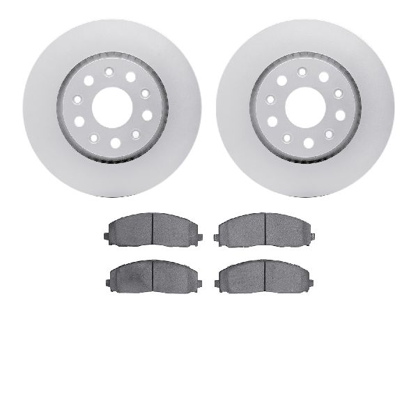 2018-2022 Jeep Wrangler Disc Brake Kit - Front (Dynamic Friction)