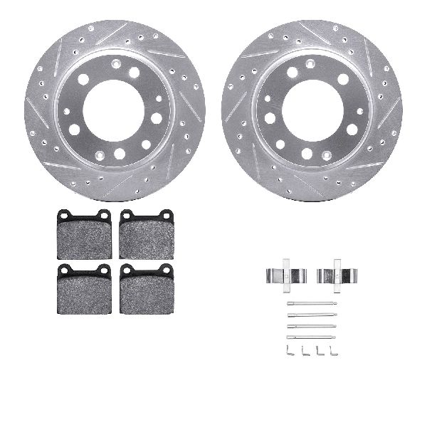1969-1983 Porsche 911 Disc Brake Kit - Rear (Dynamic Friction)