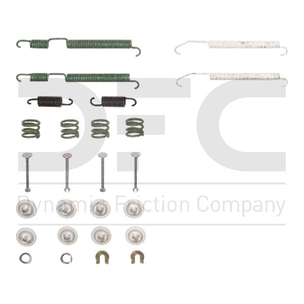 1998-2008 Subaru Forester Drum Brake Hardware Kit - Rear (Dynamic Friction)