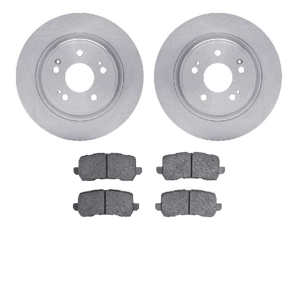 2017-2020 Acura MDX Disc Brake Kit - Rear (Dynamic Friction)