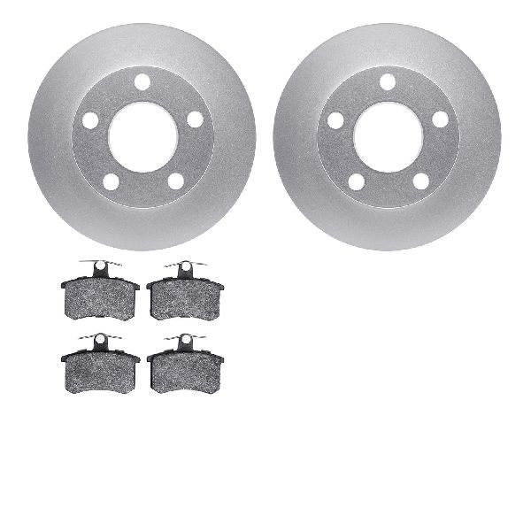 1995-1998 Audi A6 Disc Brake Kit - Rear (Dynamic Friction)
