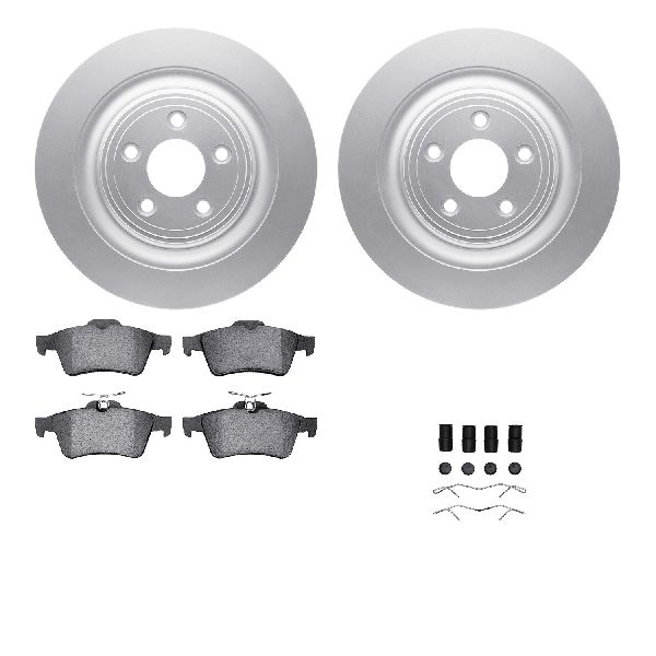 2009-2015 Jaguar XF Disc Brake Kit - Rear (Dynamic Friction)