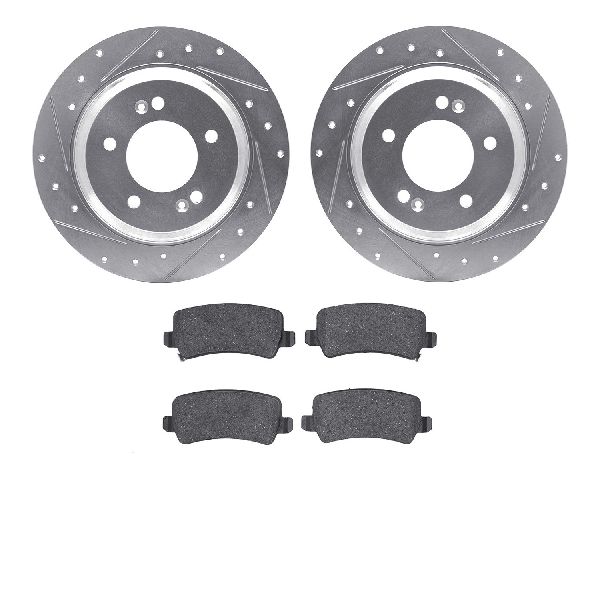2016-2017 Hyundai Azera Disc Brake Kit - Rear (Dynamic Friction)