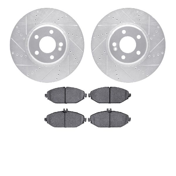 2015-2023 Mercedes-Benz C300 Disc Brake Kit - Front (Dynamic Friction)