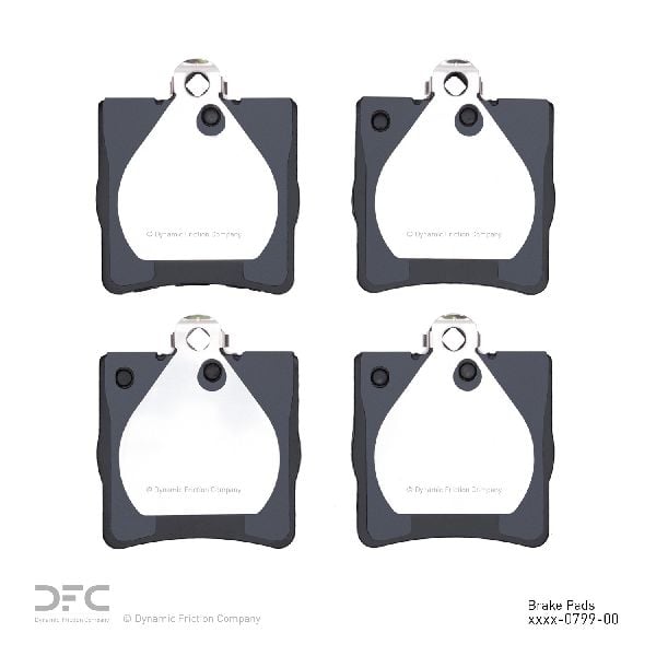 1996-2000 Mercedes-Benz C280 Disc Brake Pad Set - Rear (Dynamic Friction)