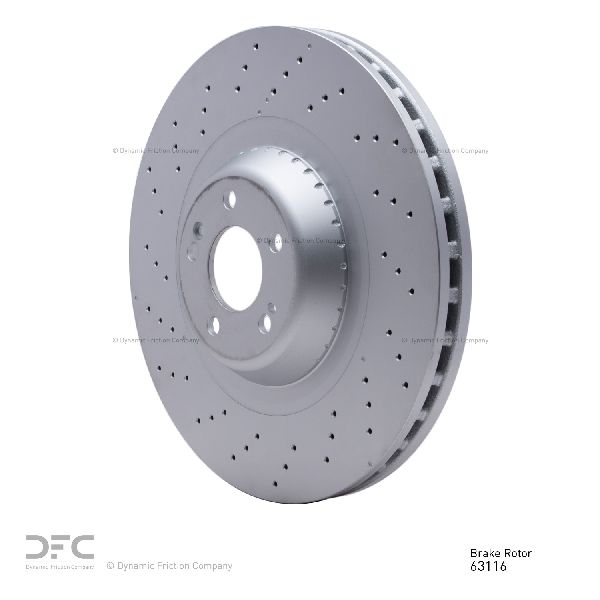 2015-2017 Mercedes-Benz S600 Disc Brake Rotor - Front (Dynamic Friction)