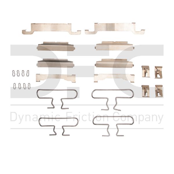 1983-1986 Mitsubishi Mighty Max Disc Brake Hardware Kit - Front (Dynamic Friction)