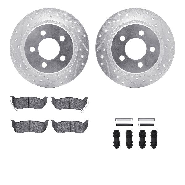 2003-2006 Jeep Wrangler Disc Brake Kit - Rear (Dynamic Friction)