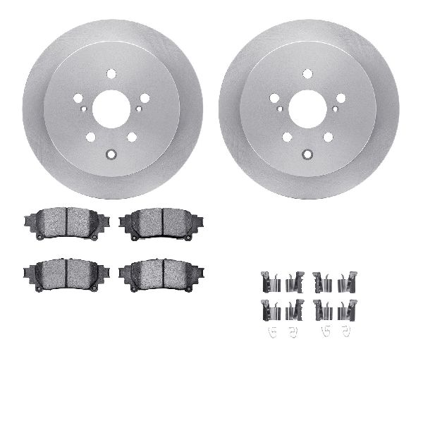 2014-2019 Toyota Highlander Disc Brake Kit - Rear (Dynamic Friction)