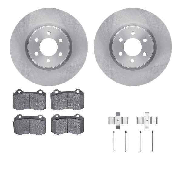 1992-2002 Dodge Viper Disc Brake Kit - Front (Dynamic Friction)
