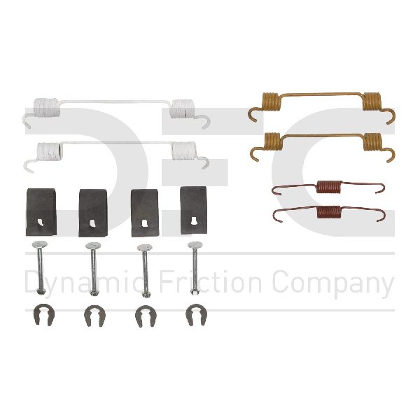 2000-2006 Honda Insight Drum Brake Hardware Kit - Rear (Dynamic Friction)
