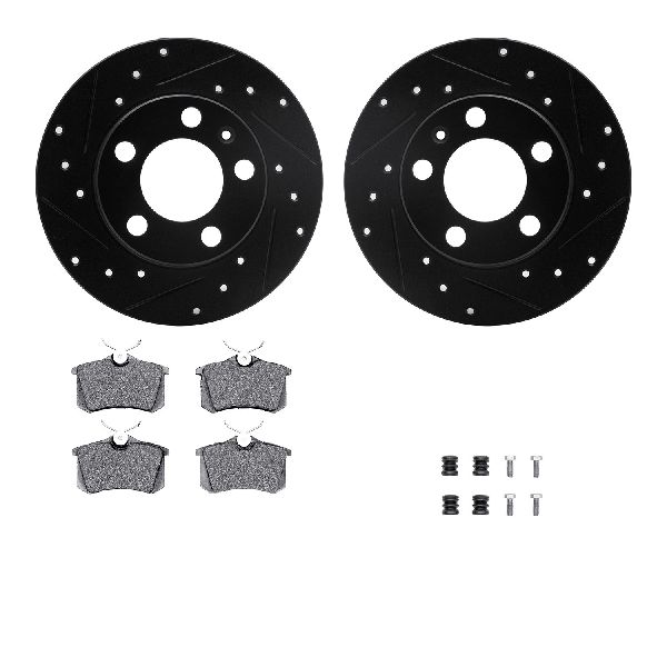 1998 Volkswagen Jetta Disc Brake Kit - Rear (Dynamic Friction)