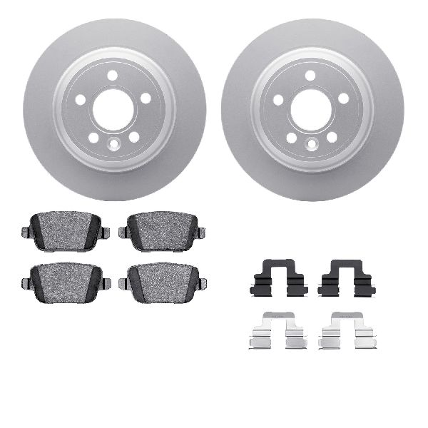 2007-2010 Volvo S80 Disc Brake Kit - Rear (Dynamic Friction)